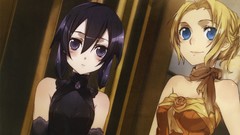 Dress blondes anime girls blue eyes short hair Bunbun