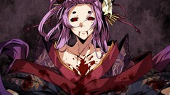 Dress blood pink hair