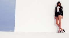 Dress fashion Actress asians brands stills chanel brunettes 