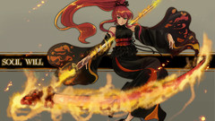 Dress fire scythe redheads