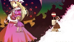 Dress gloves elbows 8-bit touhou yakumo yukari usami renko 