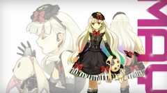 Dress hats Ribbons blondes vocaloid yellow eyes stuffed animals 