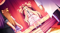 Dress long hair blue eyes brunettes suzuka game cg
