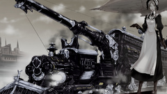 Dress maids steampunk trains