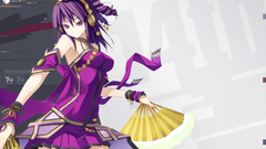 Dress purple hair Beatmania