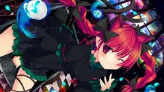 Dress redheads long hair