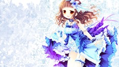 Dress stockings anime girls brunettes sakurazawa izumi Midori