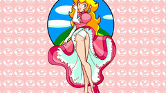 Dress upskirt high heels