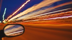 Driving long exposure light trails