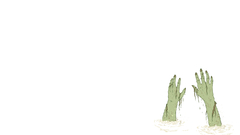 Drowning Art zombies hands