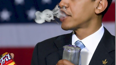 Drugs marijuana Presidents bong