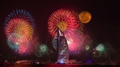 Dubai fireworks Burj Al Arab cities