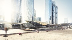 Dubai UAE metro station future cities
