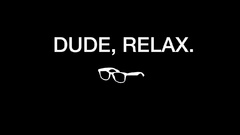 Dude relaxing simplistic