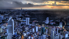 Dusk kuala lumpur