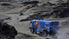Dust cars paths rally trucks KAMAZ Dakar deserts