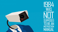 Dystopia 1984 Cameras George