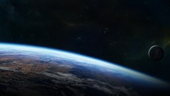 Earth outer space digital art Tyler Young