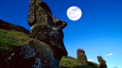 Easter Island chile Moa