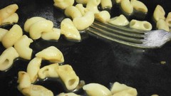 Eating cooking forks macaron