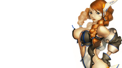 Ecchi blue eyes cleavage