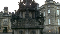 Edinburgh castle area high