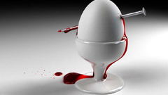 Eggs blood