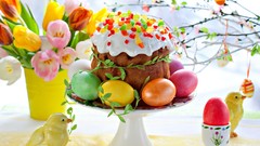 Eggs tulips Easter cakes Easter Eggs icing