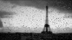 Eiffel Tower Paris rain