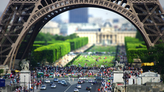 Eiffel Tower tilt-shift