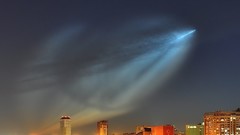 Ekaterinburg Roskosmos cityscapes night