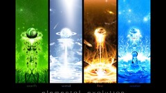 elements collage four elements