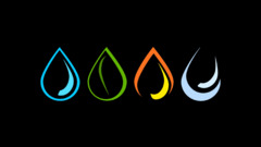 elements Minimalism four elements Simple Background artwork