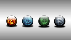 Elements spheres 3d orbs