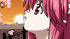 Elfen lied pink hair