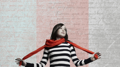 Ellen page red scarf