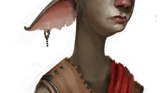 Elves monk Simple Background