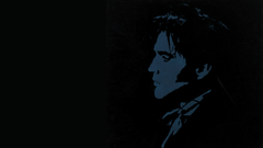Elvis black blue artwork
