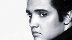 Elvis presley grayscale monochrome