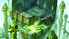 Emerald tower fantasy Art