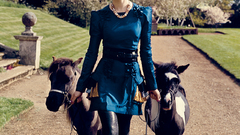 Emma watson Garden Horses