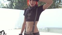 Emo pale skin small boobs Discordia (Suicidegirls)