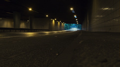 Empty road tunnel