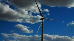Energy clouds wind Turbine skies