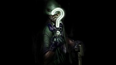 Enigma batman arkham city the riddler dc comics Edward Nigma