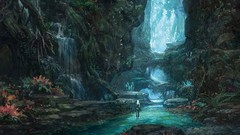 Environment concept art mmorpg Korean video games mmo fantasy 