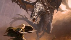 Eowyn Nazgul artwork the lord of the rings Meriadoc Brandybuck 