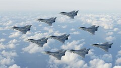 eurofighter typhoon jet-fighter airplane Aircraft sky vehicle