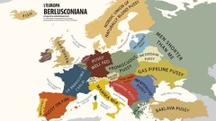 Europe Maps funny charts stereotype Silvio Berlusconi