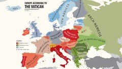 Europe Maps funny vatican city charts stereotype